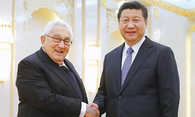 Foto recente di Kissinger e Xi